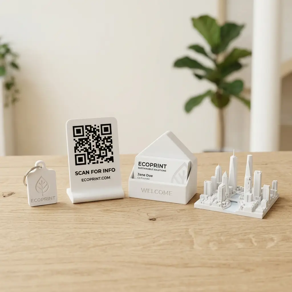 Composição 3D de produtos corporativos